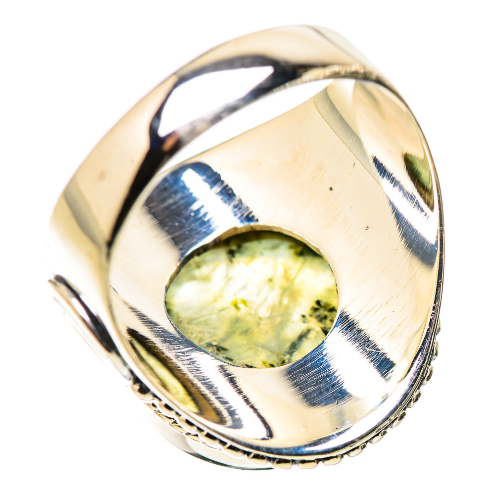Prehnite Rings handcrafted by Ana Silver Co - RING133701 - Photo 3