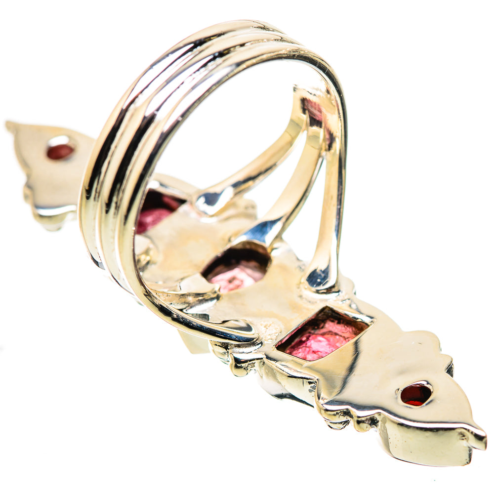 Pink Tourmaline Rings handcrafted by Ana Silver Co - RING133710 - Photo 3