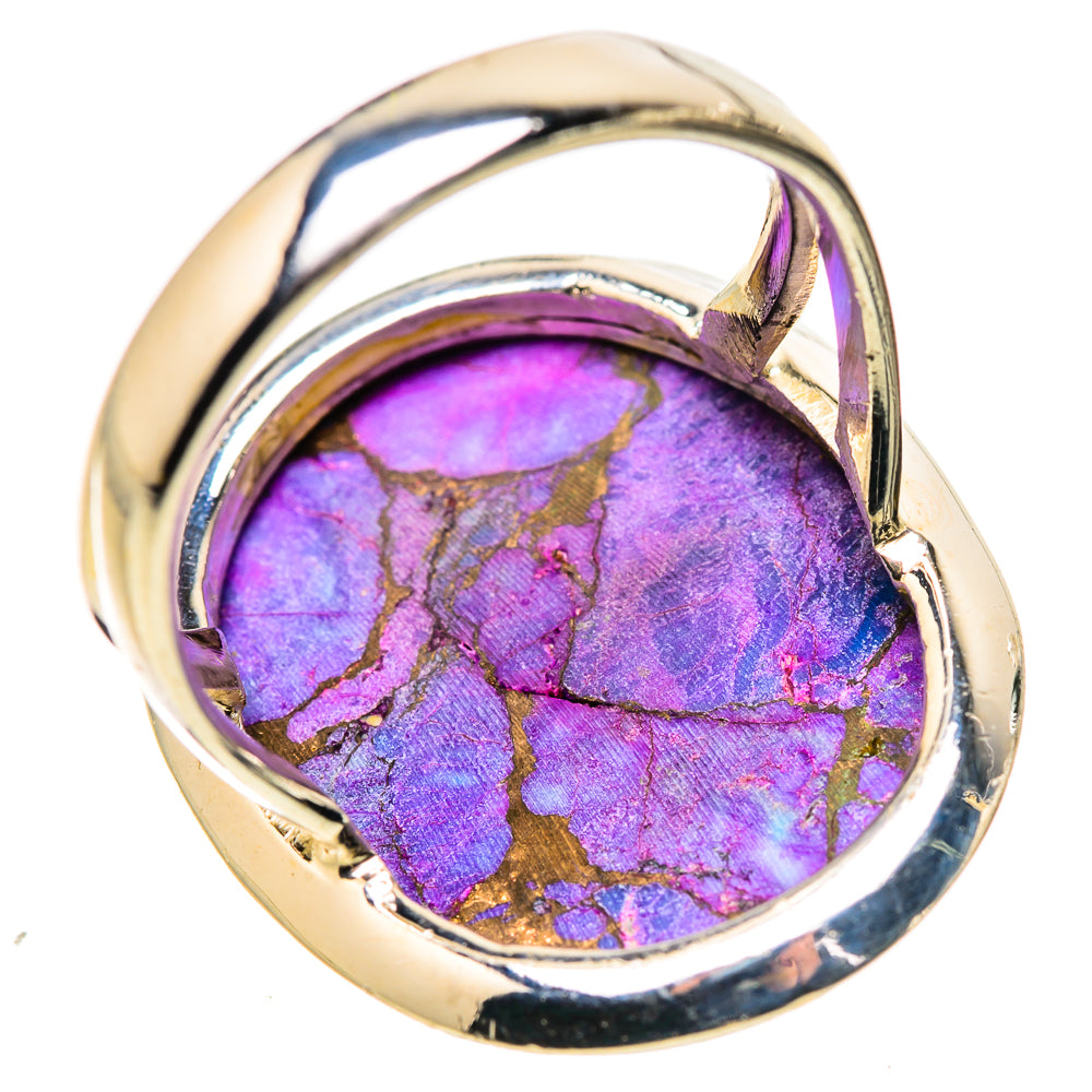 Purple Copper Composite Turquoise Rings handcrafted by Ana Silver Co - RING133712 - Photo 3