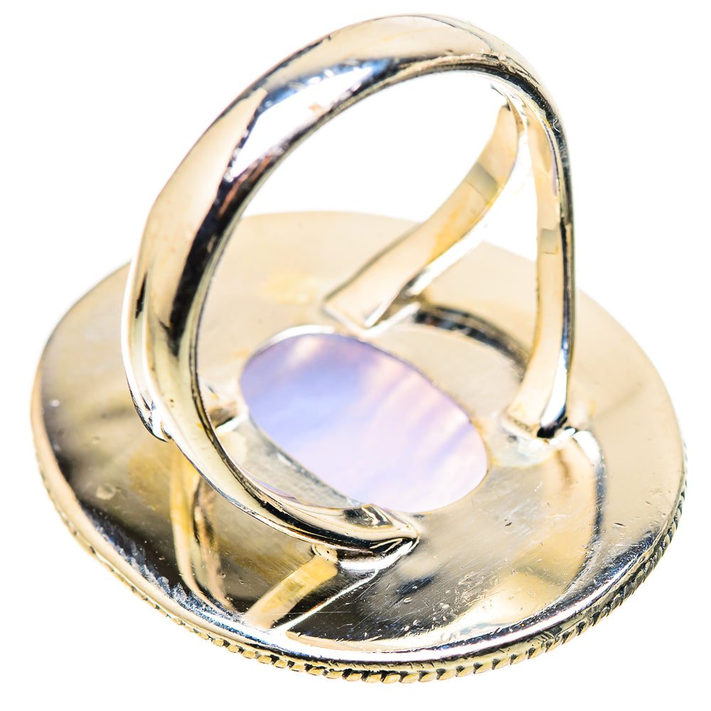 Blue Lace Agate Rings handcrafted by Ana Silver Co - RING133716 - Photo 3
