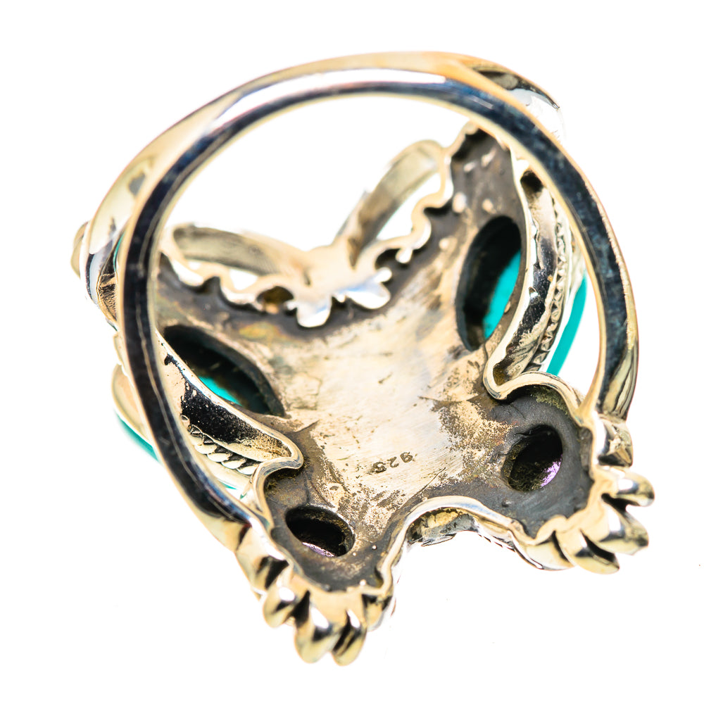 Sleeping Beauty Turquoise Rings handcrafted by Ana Silver Co - RING133717 - Photo 3