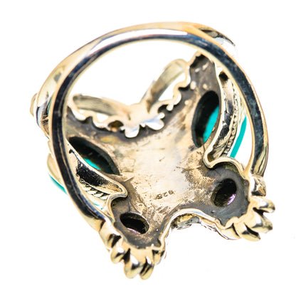 Sleeping Beauty Turquoise Rings handcrafted by Ana Silver Co - RING133717 - Photo 3