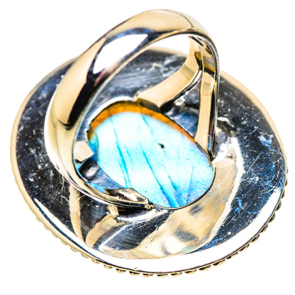 Labradorite Rings handcrafted by Ana Silver Co - RING133722 - Photo 3
