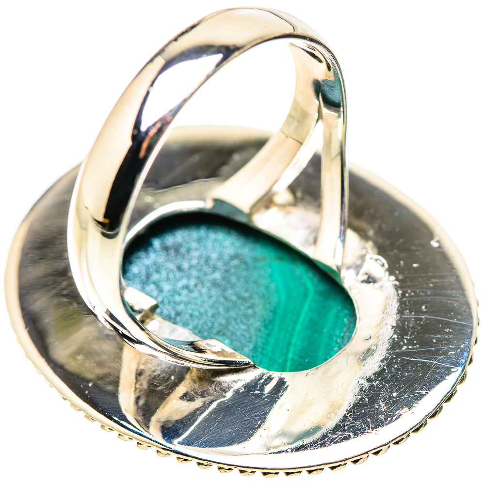 Malachite Rings handcrafted by Ana Silver Co - RING133733 - Photo 3