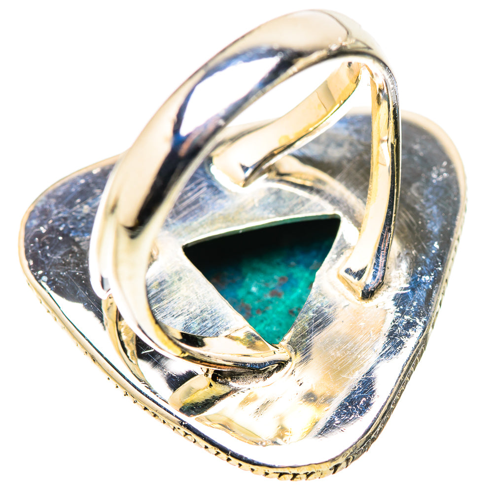 Chrysocolla Rings handcrafted by Ana Silver Co - RING133753 - Photo 3