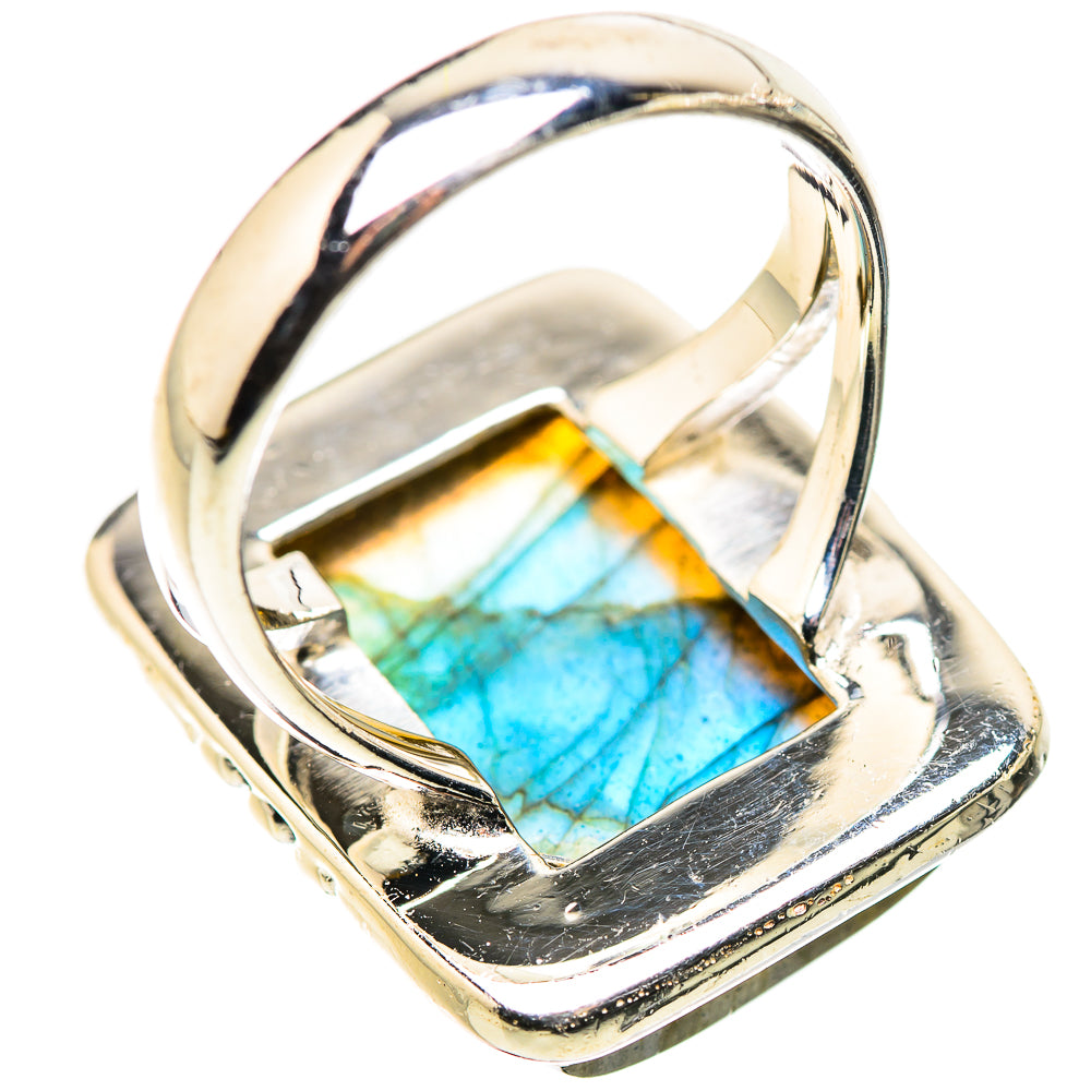Labradorite Rings handcrafted by Ana Silver Co - RING133757 - Photo 3