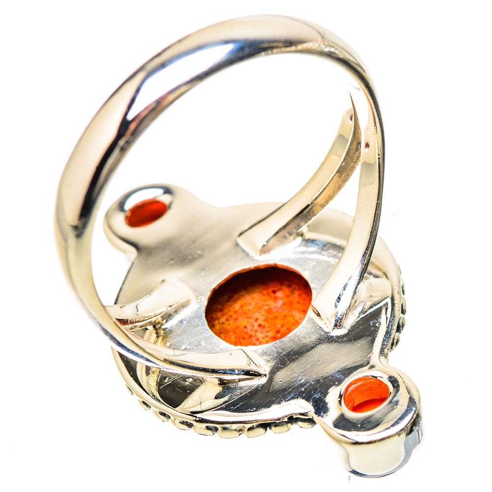 Sponge Coral Rings handcrafted by Ana Silver Co - RING133771 - Photo 3