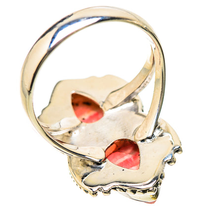 Rhodochrosite Rings handcrafted by Ana Silver Co - RING133773 - Photo 3