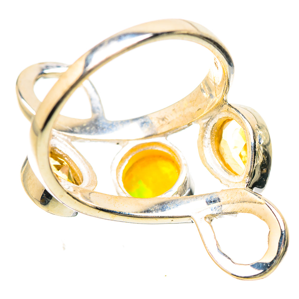 Ethiopian Opal Rings handcrafted by Ana Silver Co - RING133789 - Photo 3