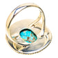 Blue Copper Composite Turquoise Rings handcrafted by Ana Silver Co - RING133796 - Photo 3