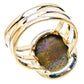 Andamooka Opal Rings handcrafted by Ana Silver Co - RING133817 - Photo 3