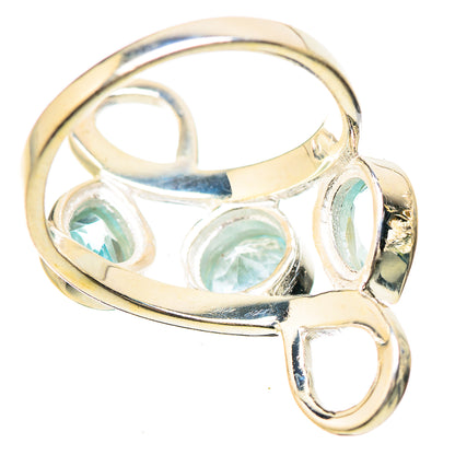 Blue Topaz Rings handcrafted by Ana Silver Co - RING133823 - Photo 3