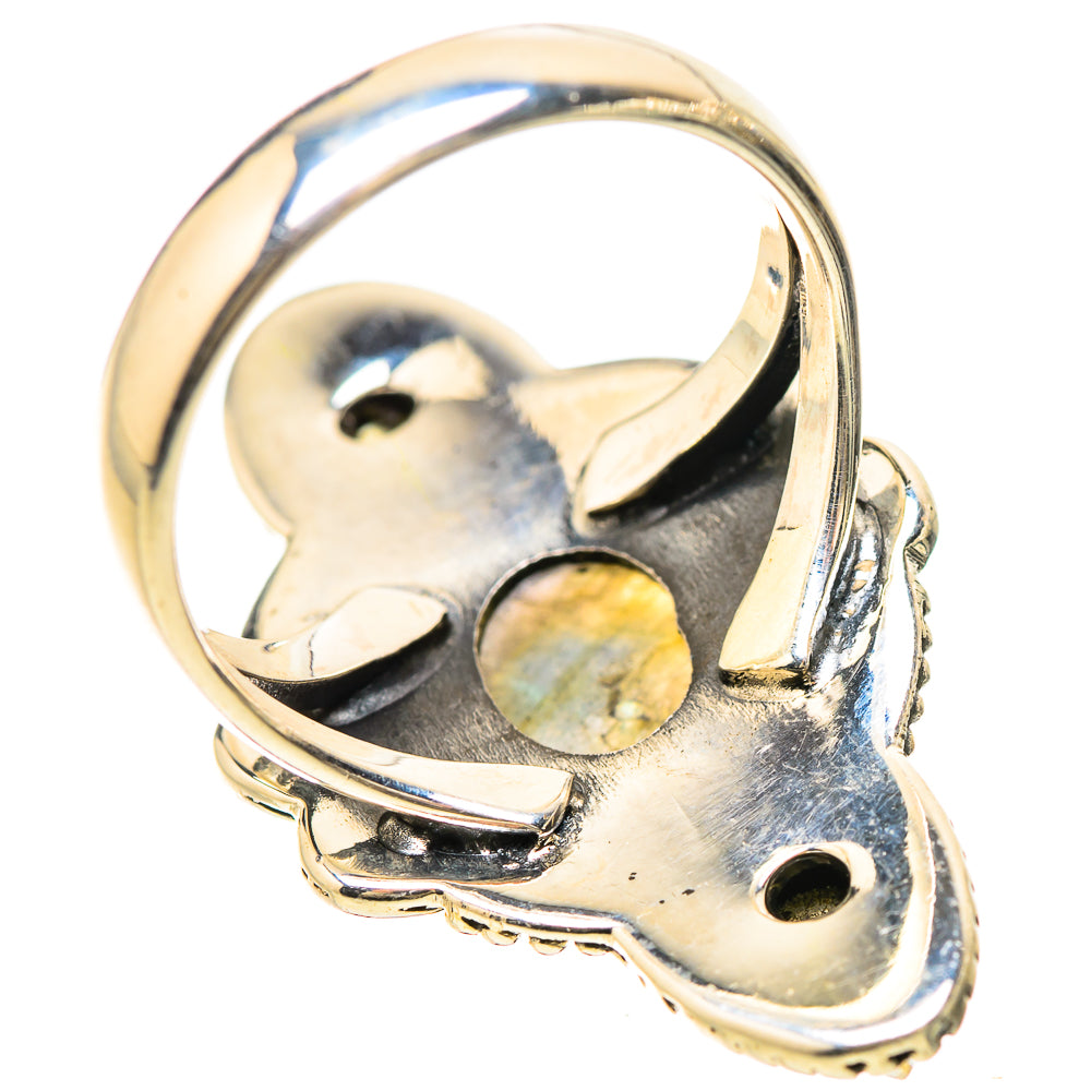 Labradorite Rings handcrafted by Ana Silver Co - RING133826 - Photo 3