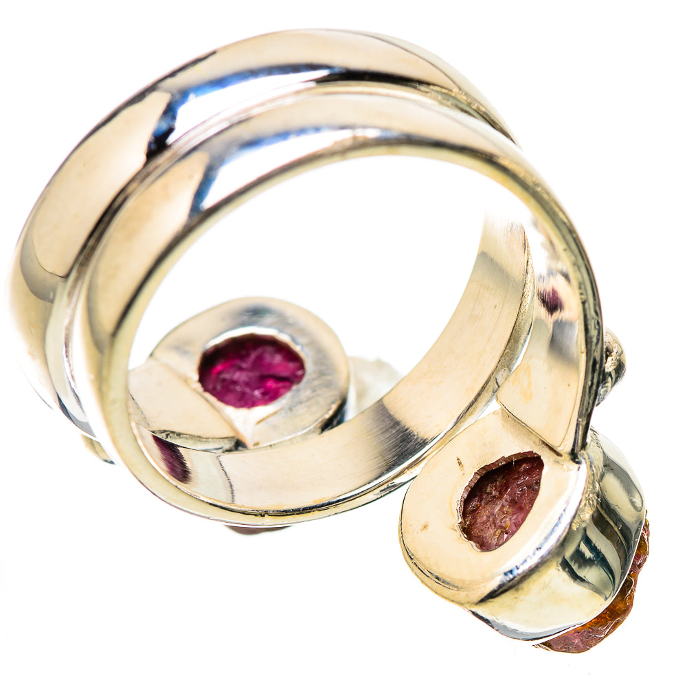 Pink Tourmaline Rings handcrafted by Ana Silver Co - RING133834 - Photo 3