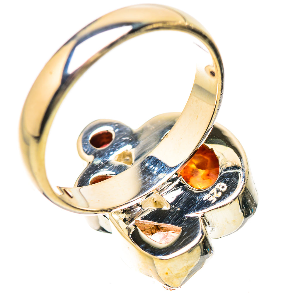 Mexican Fire Opal Rings handcrafted by Ana Silver Co - RING133848 - Photo 3