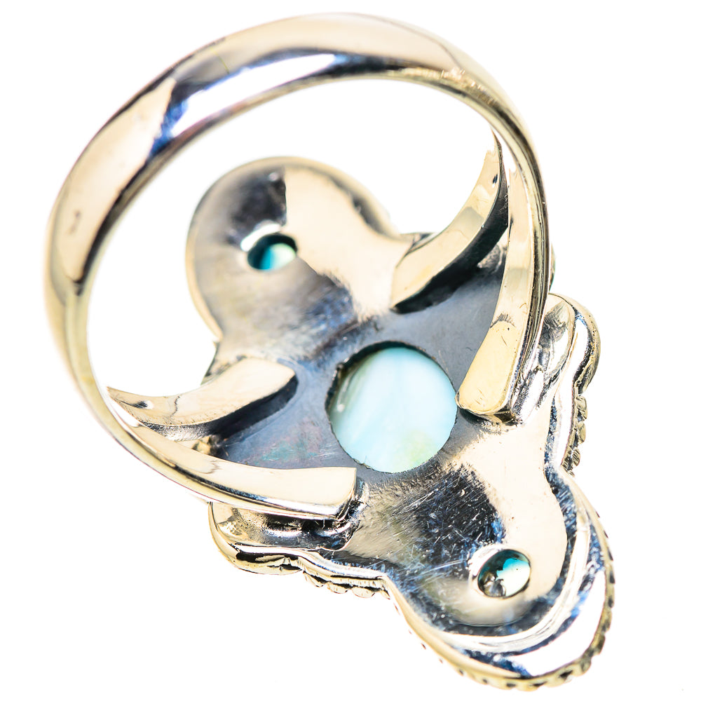 Larimar Rings handcrafted by Ana Silver Co - RING133852 - Photo 3