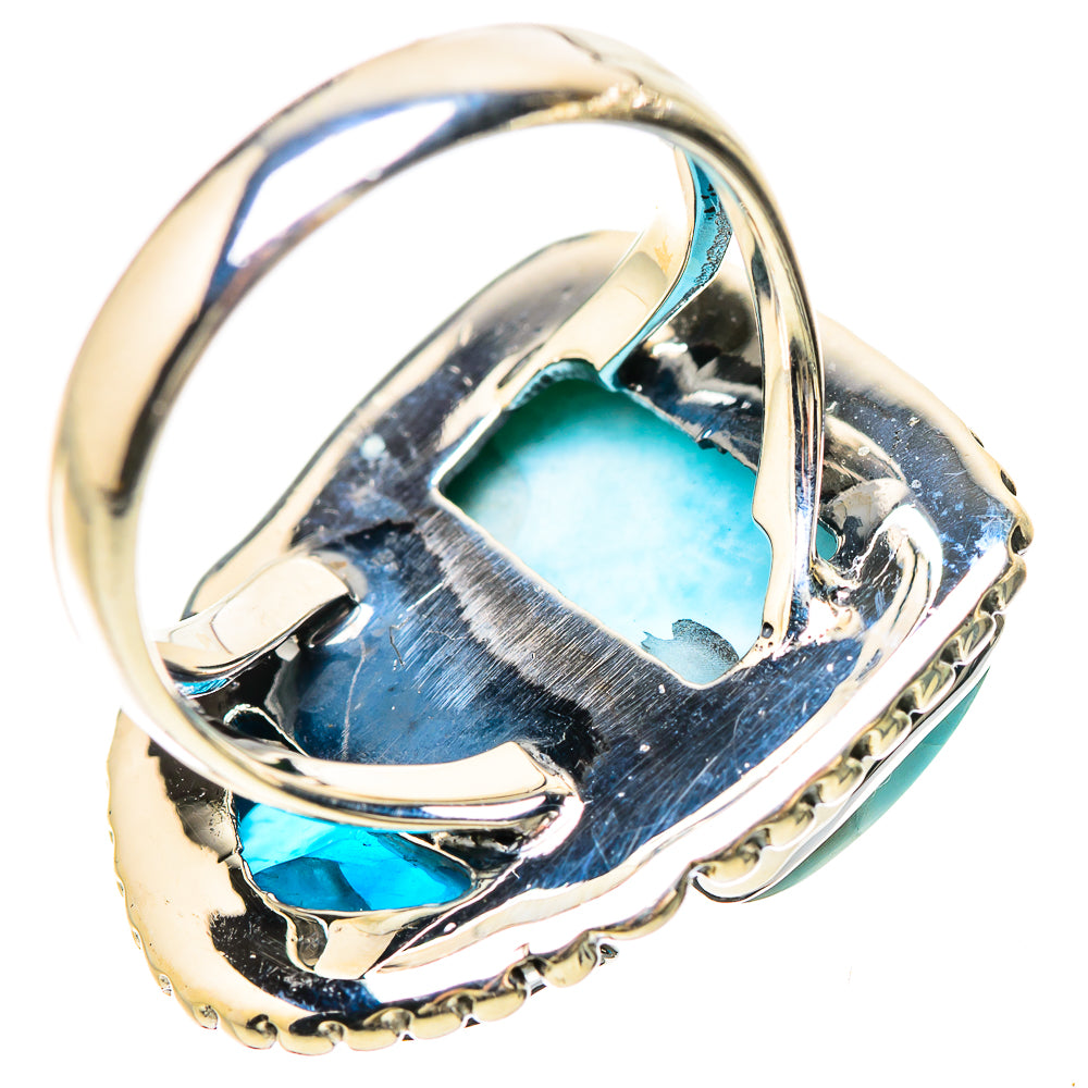 Larimar Rings handcrafted by Ana Silver Co - RING133856 - Photo 3