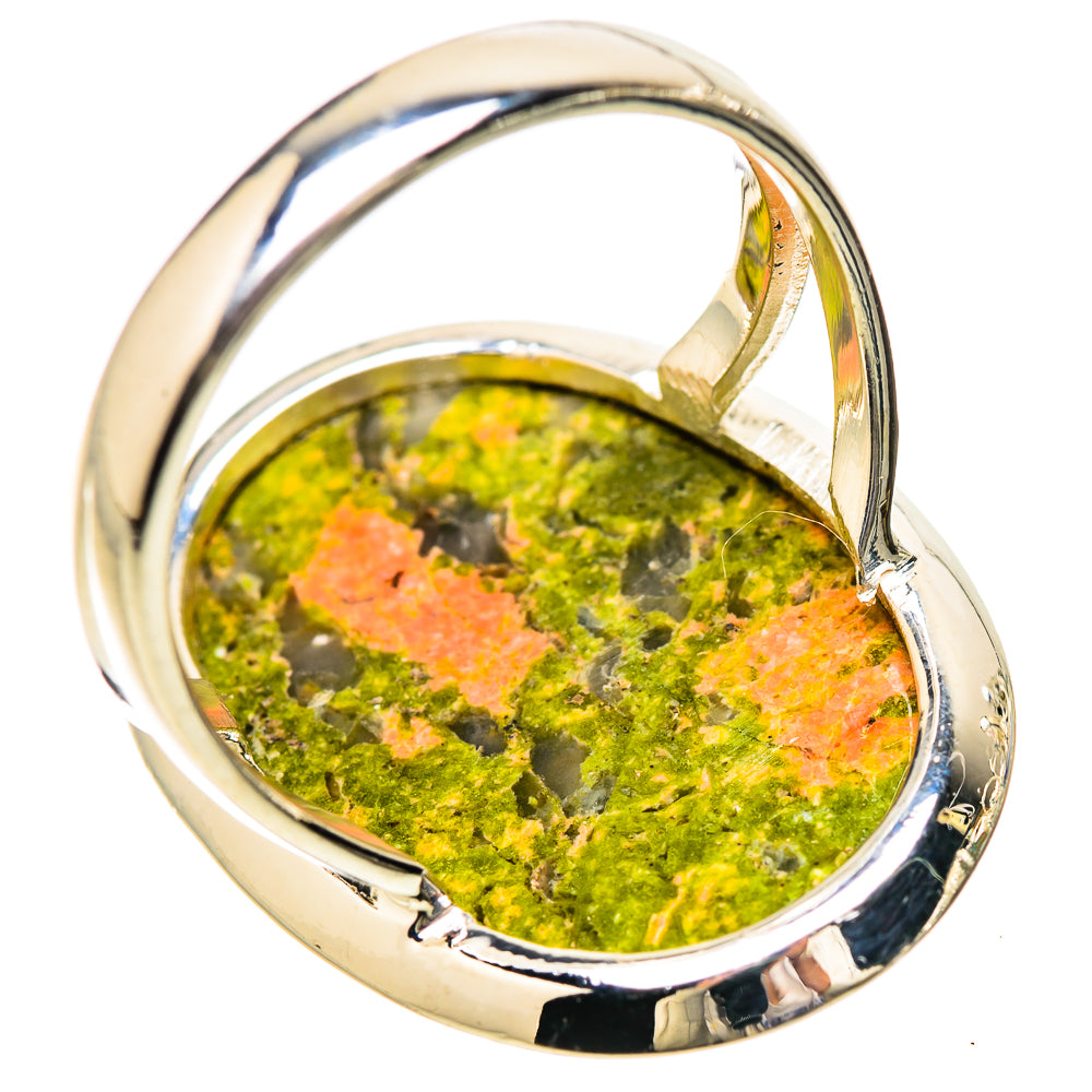 Unakite Rings handcrafted by Ana Silver Co - RING133860 - Photo 3