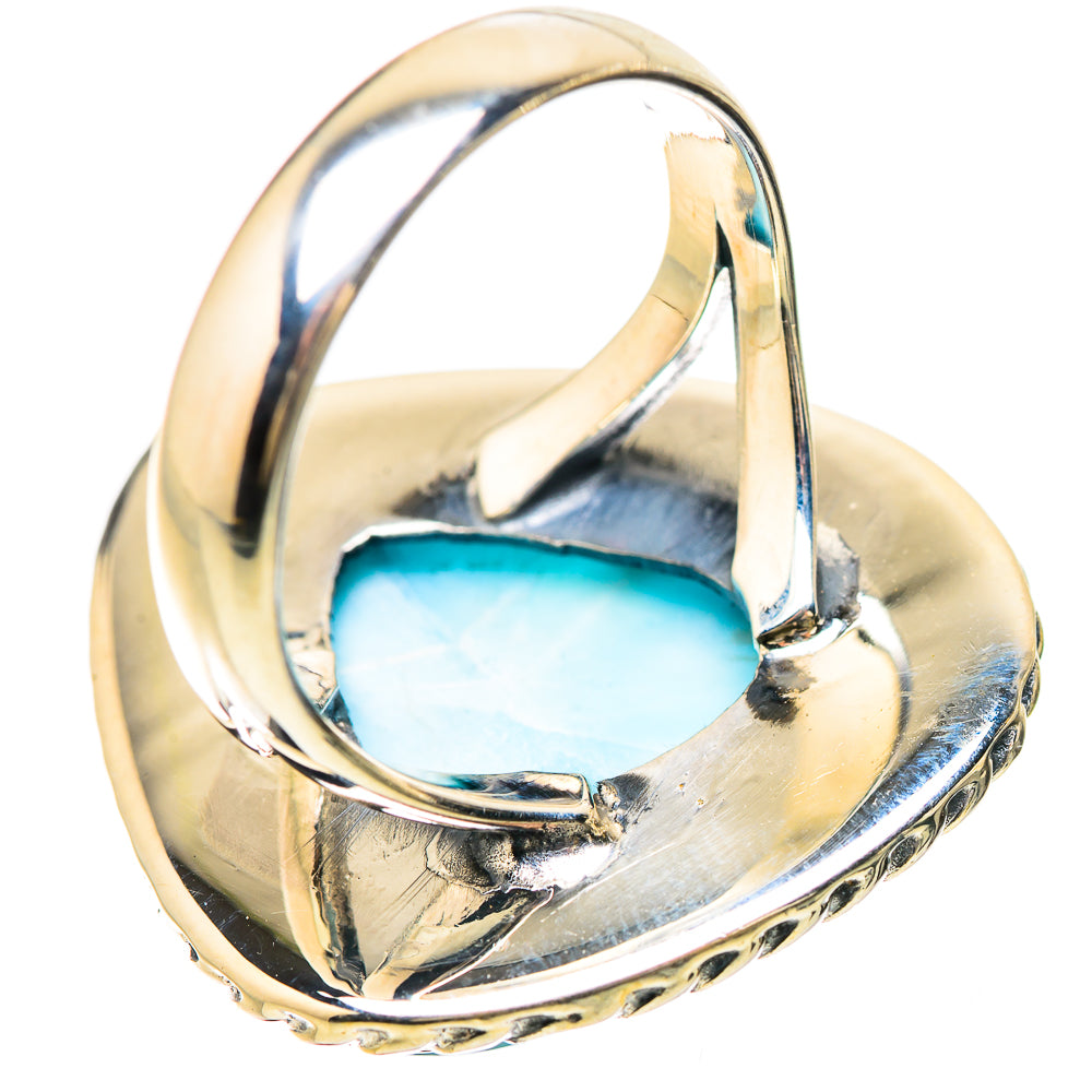 Larimar Rings handcrafted by Ana Silver Co - RING133891 - Photo 3
