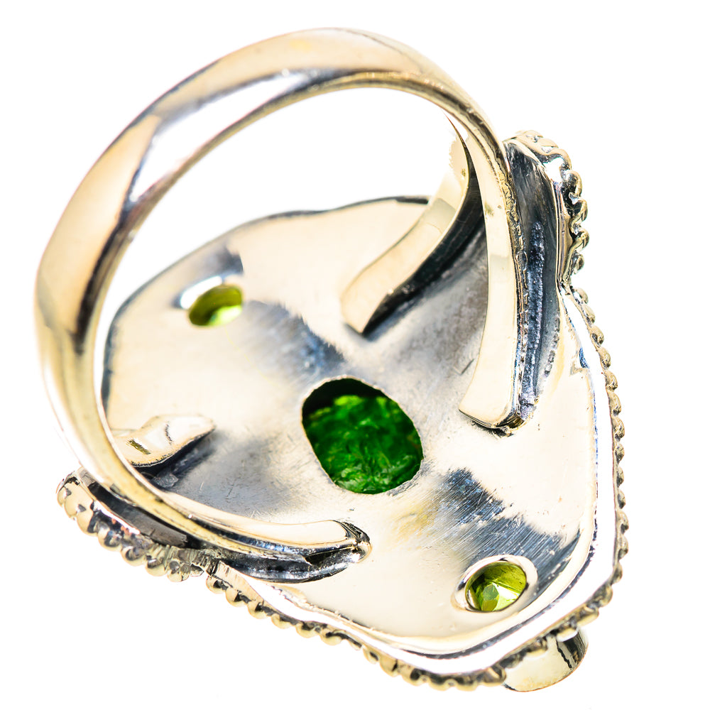 Chrome Diopside Rings handcrafted by Ana Silver Co - RING133897 - Photo 3