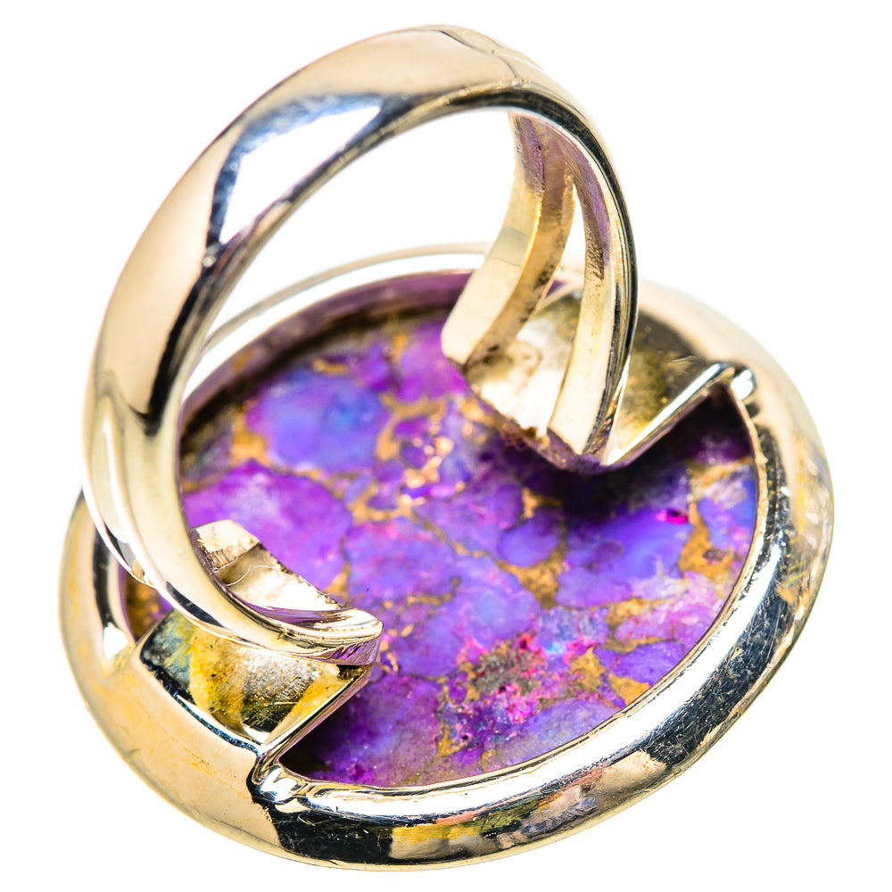 Purple Copper Composite Turquoise Rings handcrafted by Ana Silver Co - RING133902 - Photo 3