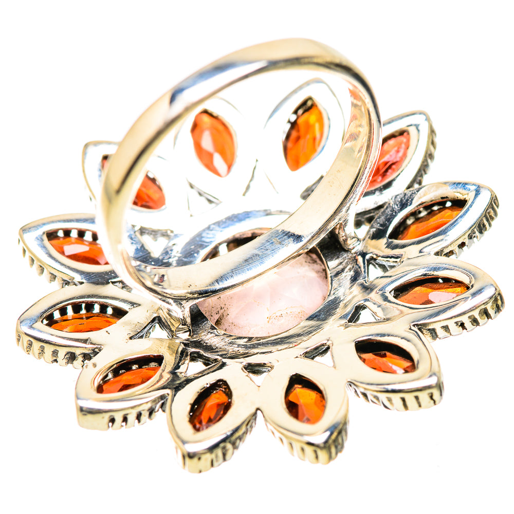 Rose Quartz Rings handcrafted by Ana Silver Co - RING133903 - Photo 3