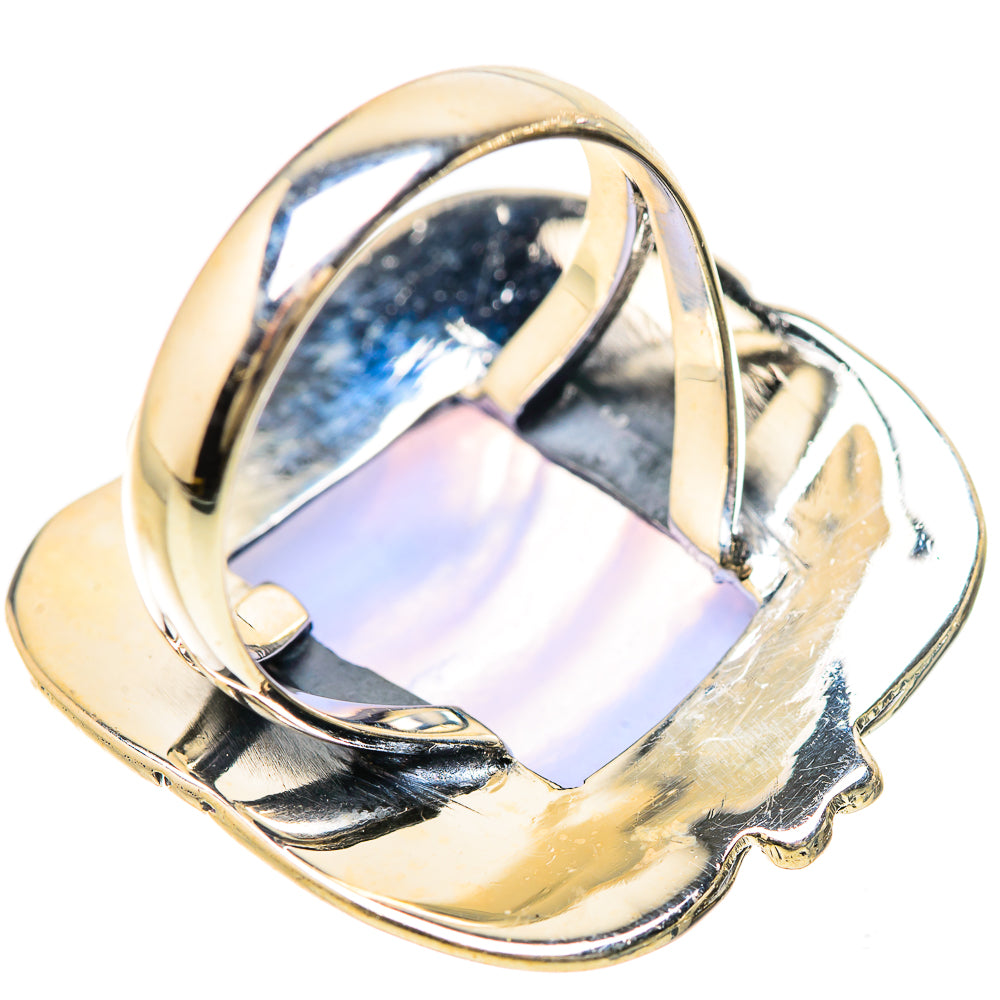 Blue Lace Agate Rings handcrafted by Ana Silver Co - RING133904 - Photo 3