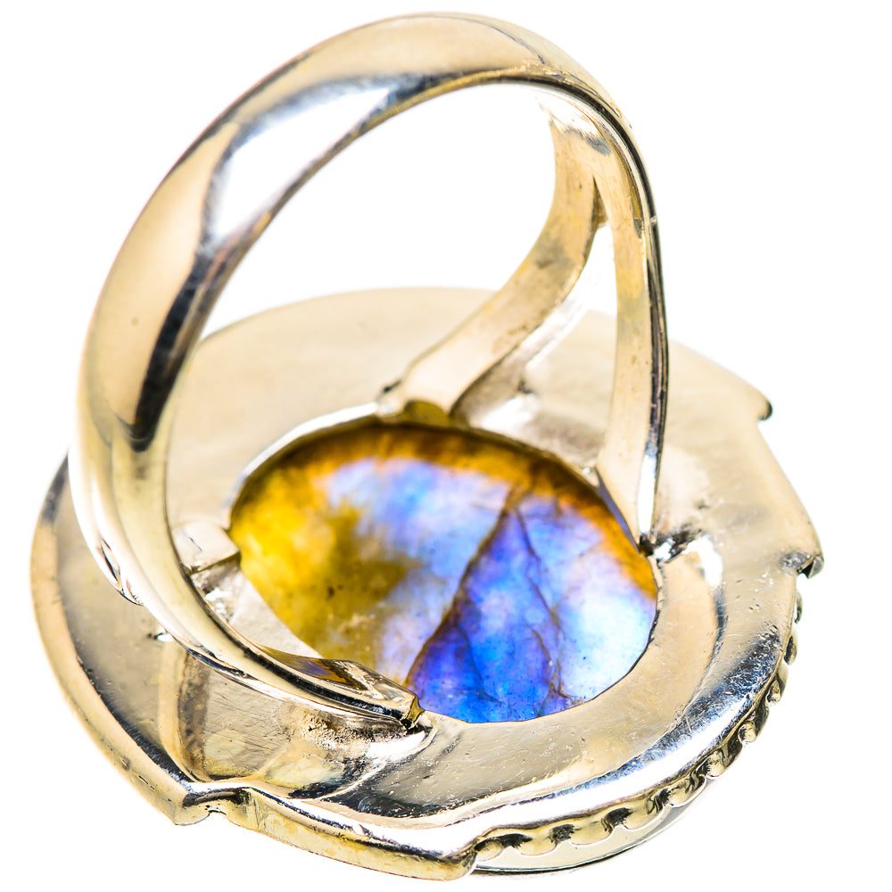 Labradorite Rings handcrafted by Ana Silver Co - RING133914 - Photo 3