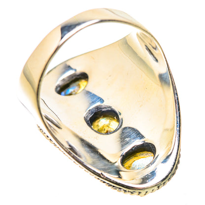 Labradorite Rings handcrafted by Ana Silver Co - RING133918 - Photo 3