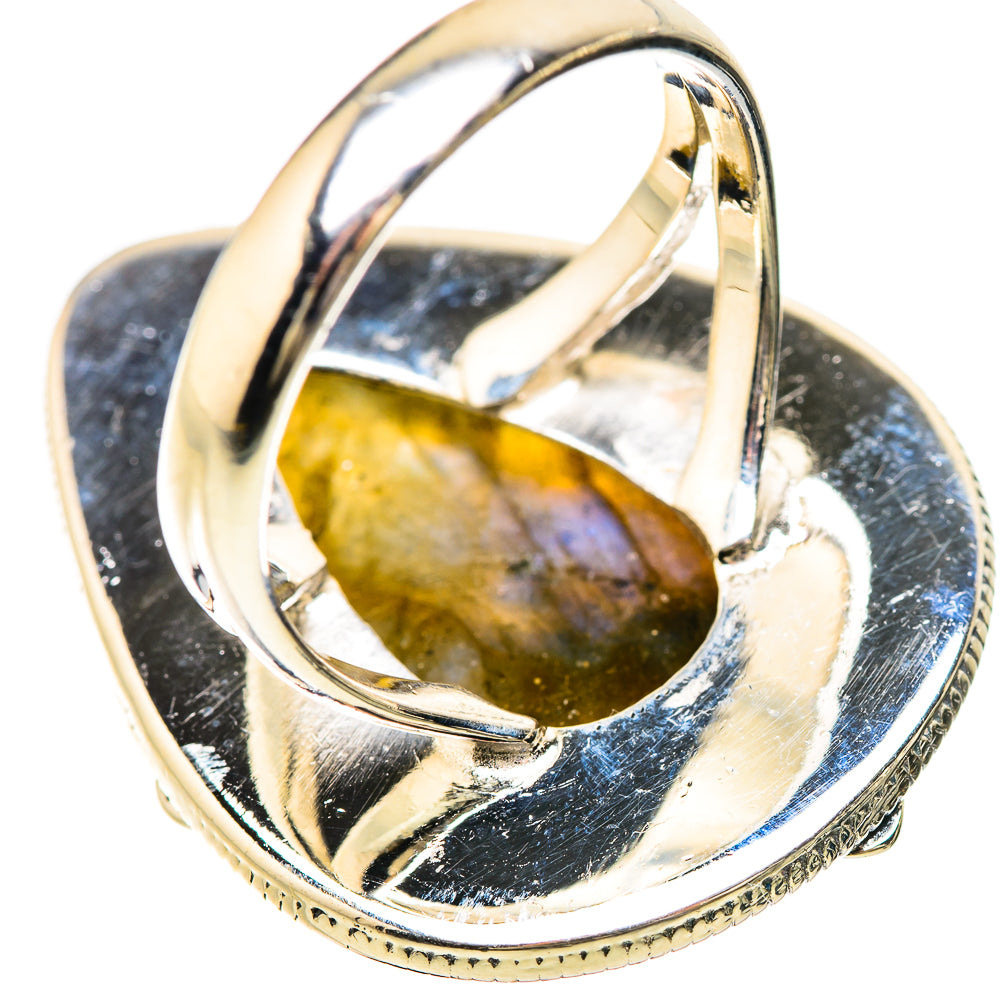 Labradorite Rings handcrafted by Ana Silver Co - RING133936 - Photo 3
