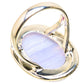 Blue Lace Agate Rings handcrafted by Ana Silver Co - RING133948 - Photo 3