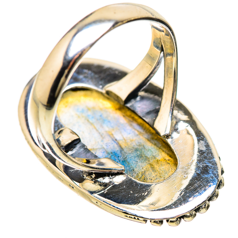 Labradorite Rings handcrafted by Ana Silver Co - RING133952 - Photo 3