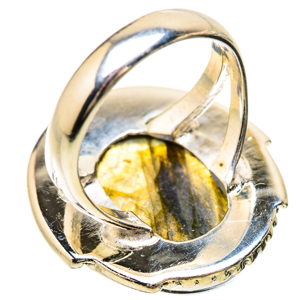 Labradorite Rings handcrafted by Ana Silver Co - RING133955 - Photo 3