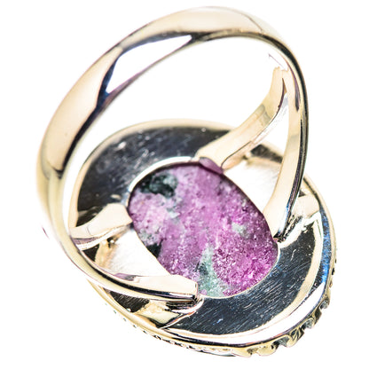 Ruby Zoisite Rings handcrafted by Ana Silver Co - RING133975 - Photo 3