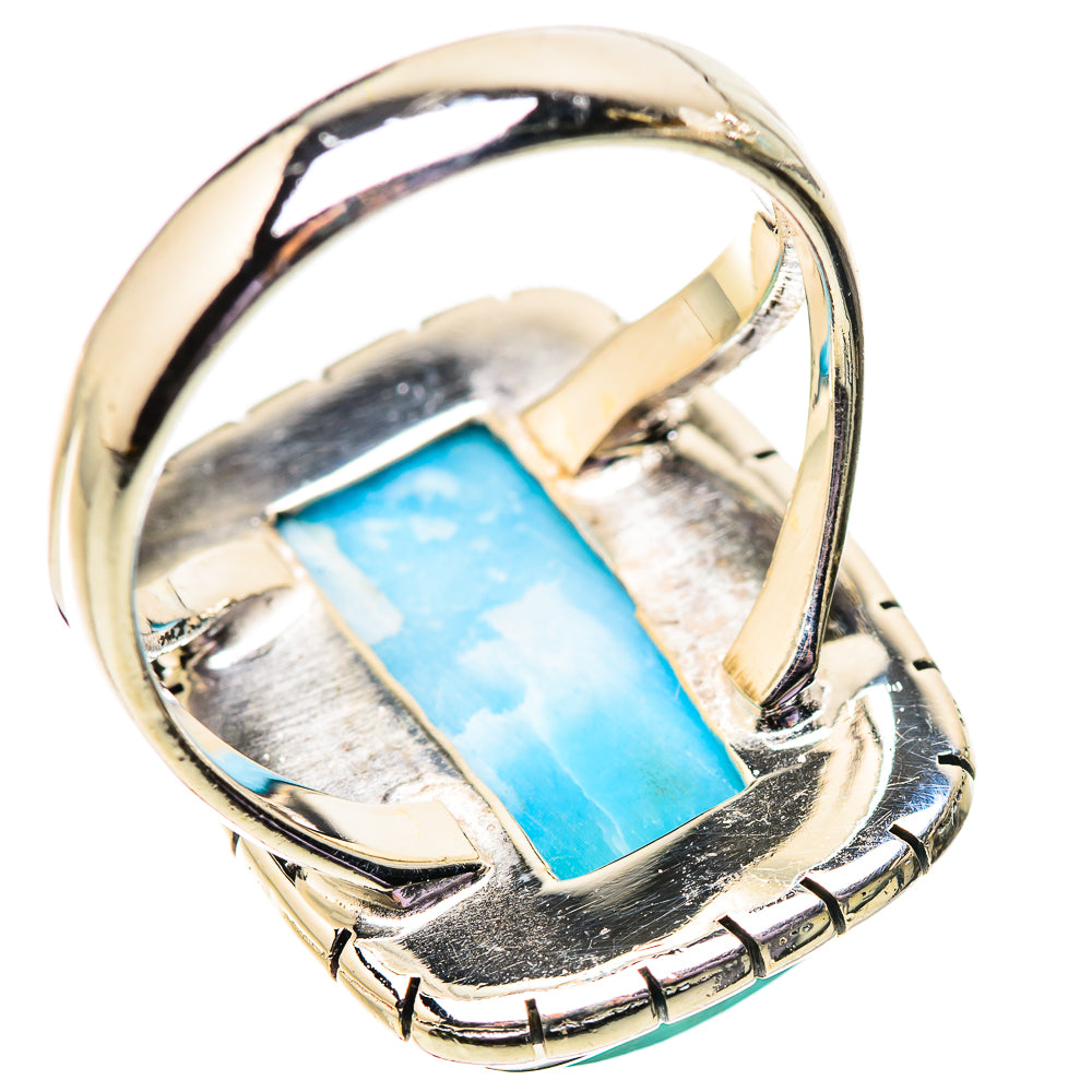 Larimar Rings handcrafted by Ana Silver Co - RING133987 - Photo 3