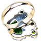Chrome Diopside Rings handcrafted by Ana Silver Co - RING133995 - Photo 3