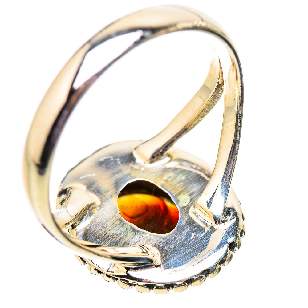 Mexican Fire Agate Rings handcrafted by Ana Silver Co - RING133998 - Photo 3