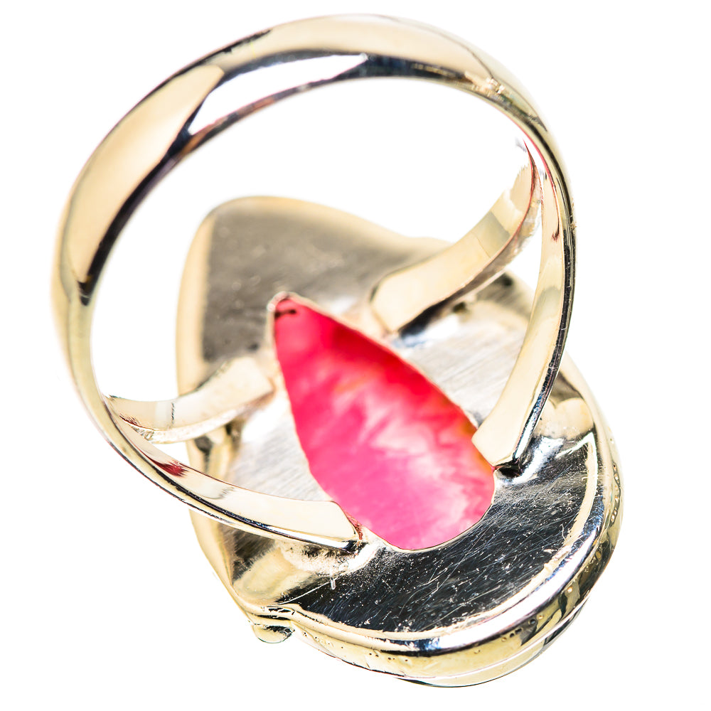 Rhodochrosite Rings handcrafted by Ana Silver Co - RING134001 - Photo 3