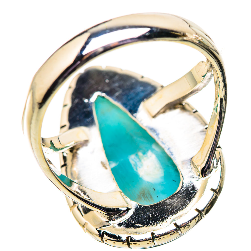 Larimar Rings handcrafted by Ana Silver Co - RING134014 - Photo 3