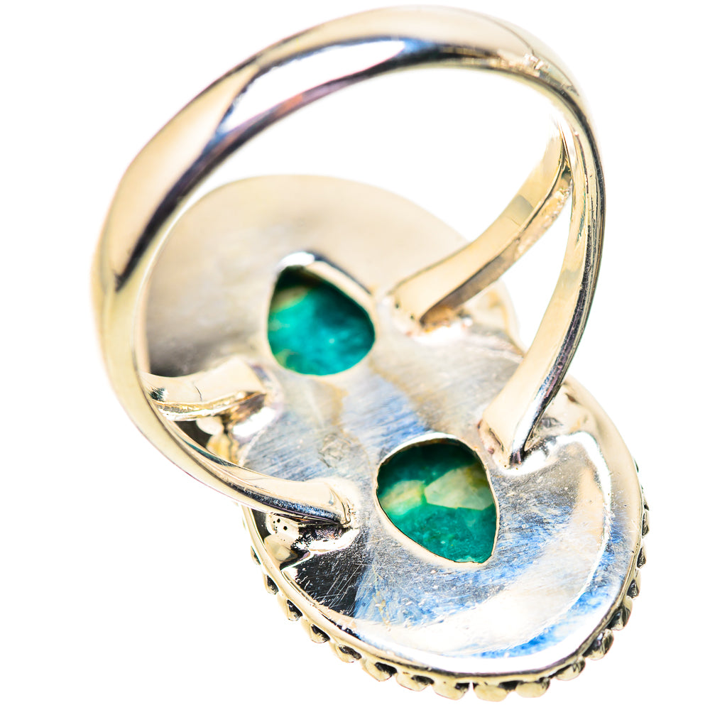 Amazonite Rings handcrafted by Ana Silver Co - RING134022 - Photo 3