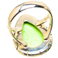 Lemon Chrysoprase Rings handcrafted by Ana Silver Co - RING134023 - Photo 3