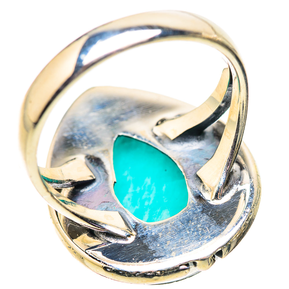 Amazonite Rings handcrafted by Ana Silver Co - RING134025 - Photo 3