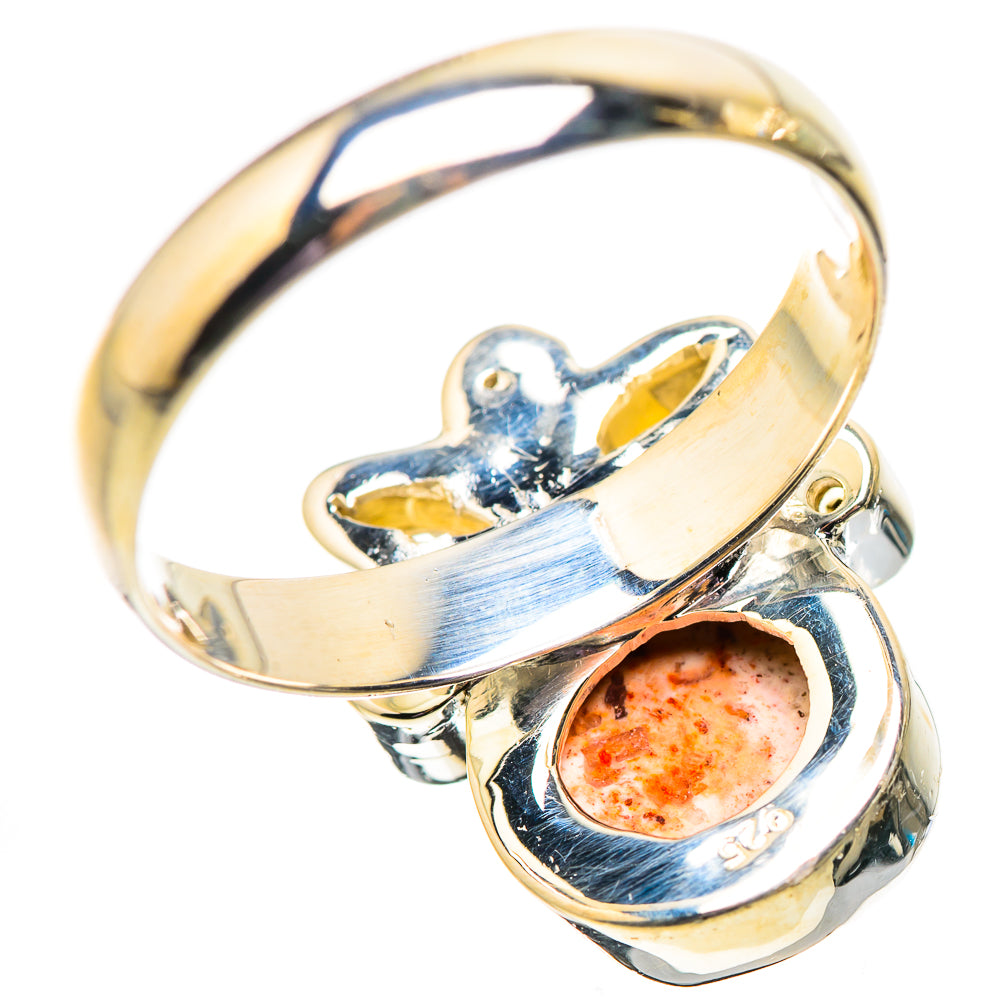 Mexican Fire Opal Rings handcrafted by Ana Silver Co - RING134039 - Photo 3