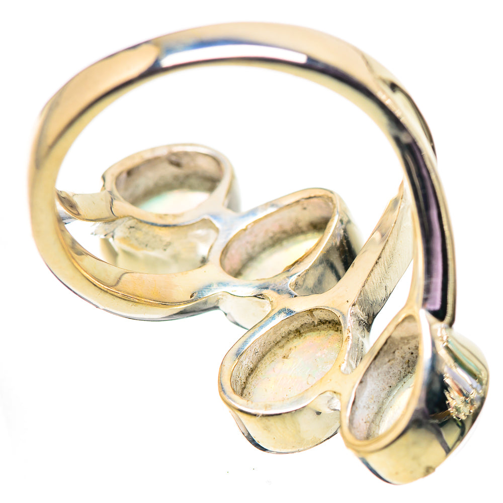 Ethiopian Opal Rings handcrafted by Ana Silver Co - RING134040 - Photo 3