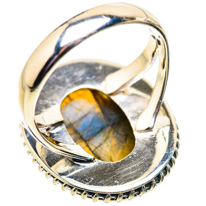 Labradorite Rings handcrafted by Ana Silver Co - RING134042 - Photo 3