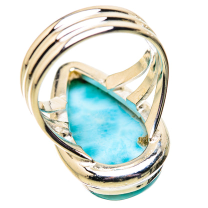 Larimar Rings handcrafted by Ana Silver Co - RING134043 - Photo 3