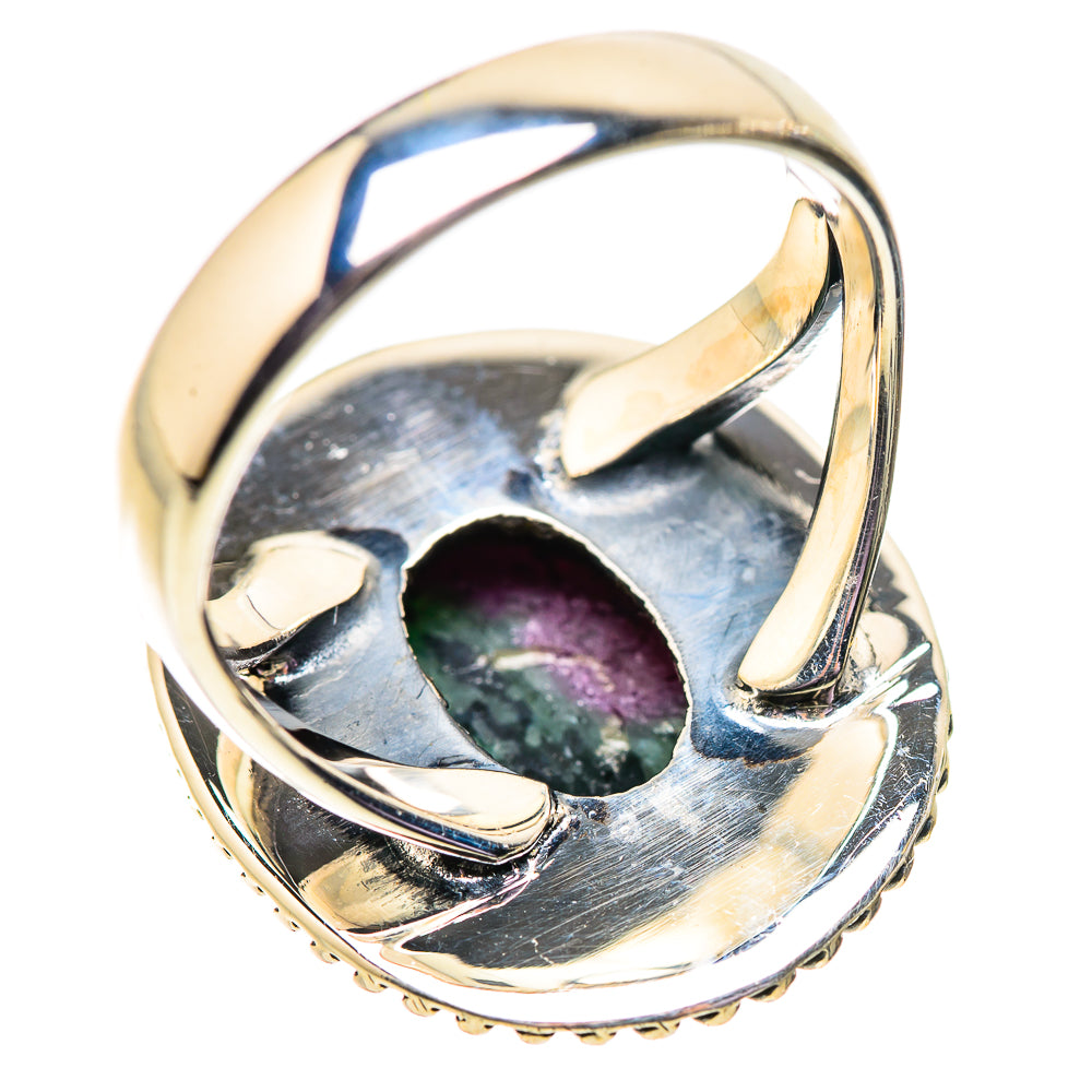 Ruby Zoisite Rings handcrafted by Ana Silver Co - RING134050 - Photo 3