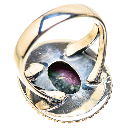Ruby Zoisite Rings handcrafted by Ana Silver Co - RING134050 - Photo 3