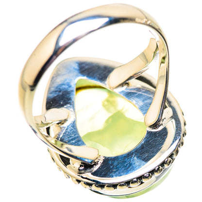 Prehnite Rings handcrafted by Ana Silver Co - RING134051 - Photo 3