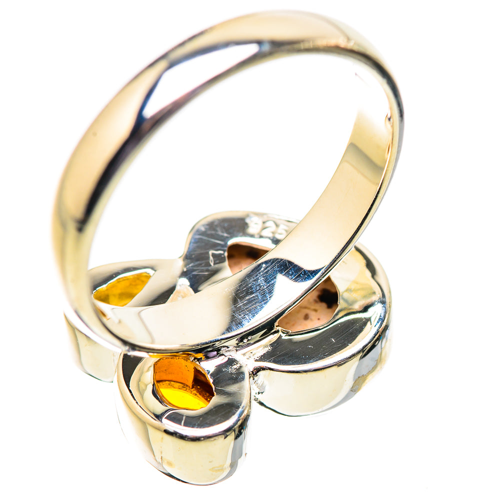 Mexican Fire Opal Rings handcrafted by Ana Silver Co - RING134063 - Photo 3